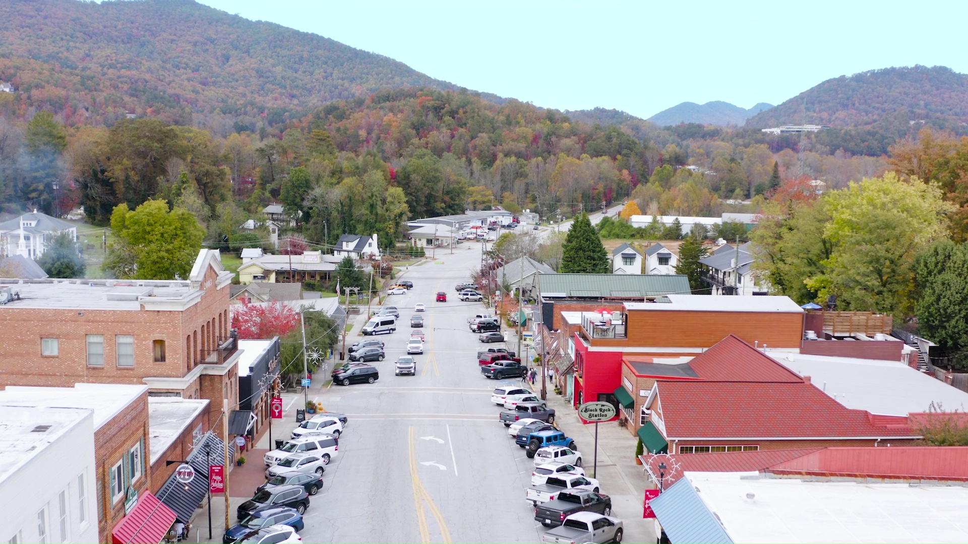 Rabun County drone landscape